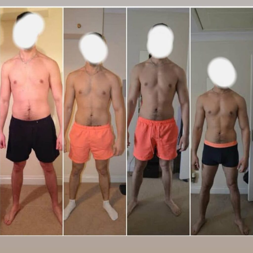 Przed i po programie odchudzania Activmed